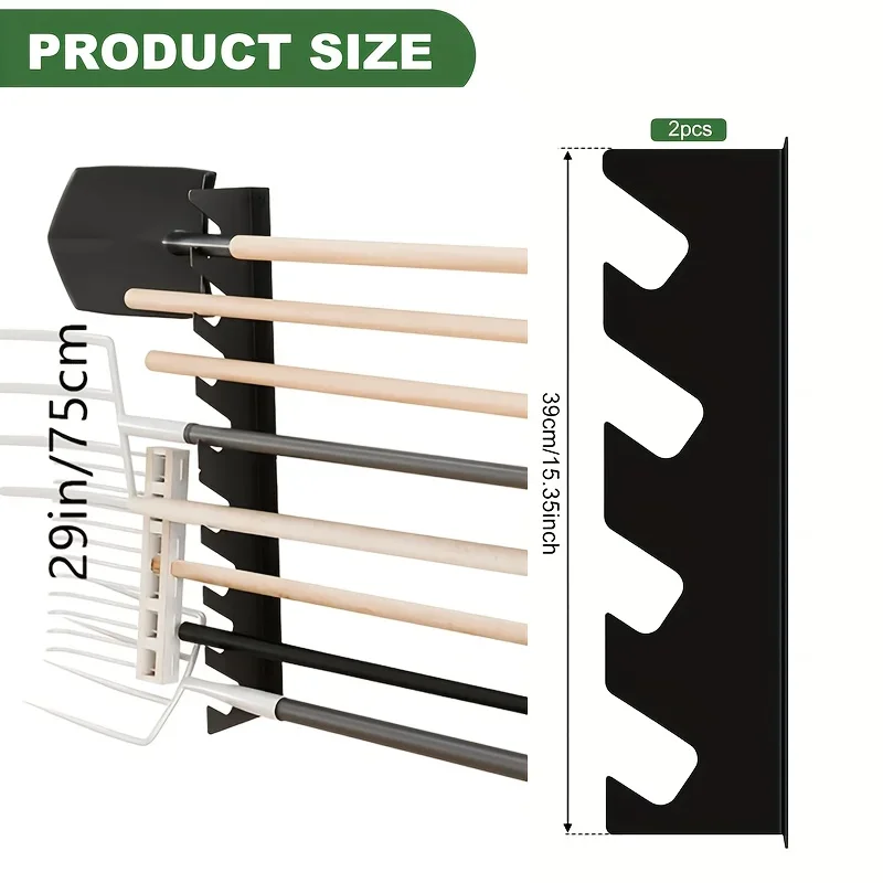 Gardening Tools Shovel - حامل أدوات حدائق معدني متين مع