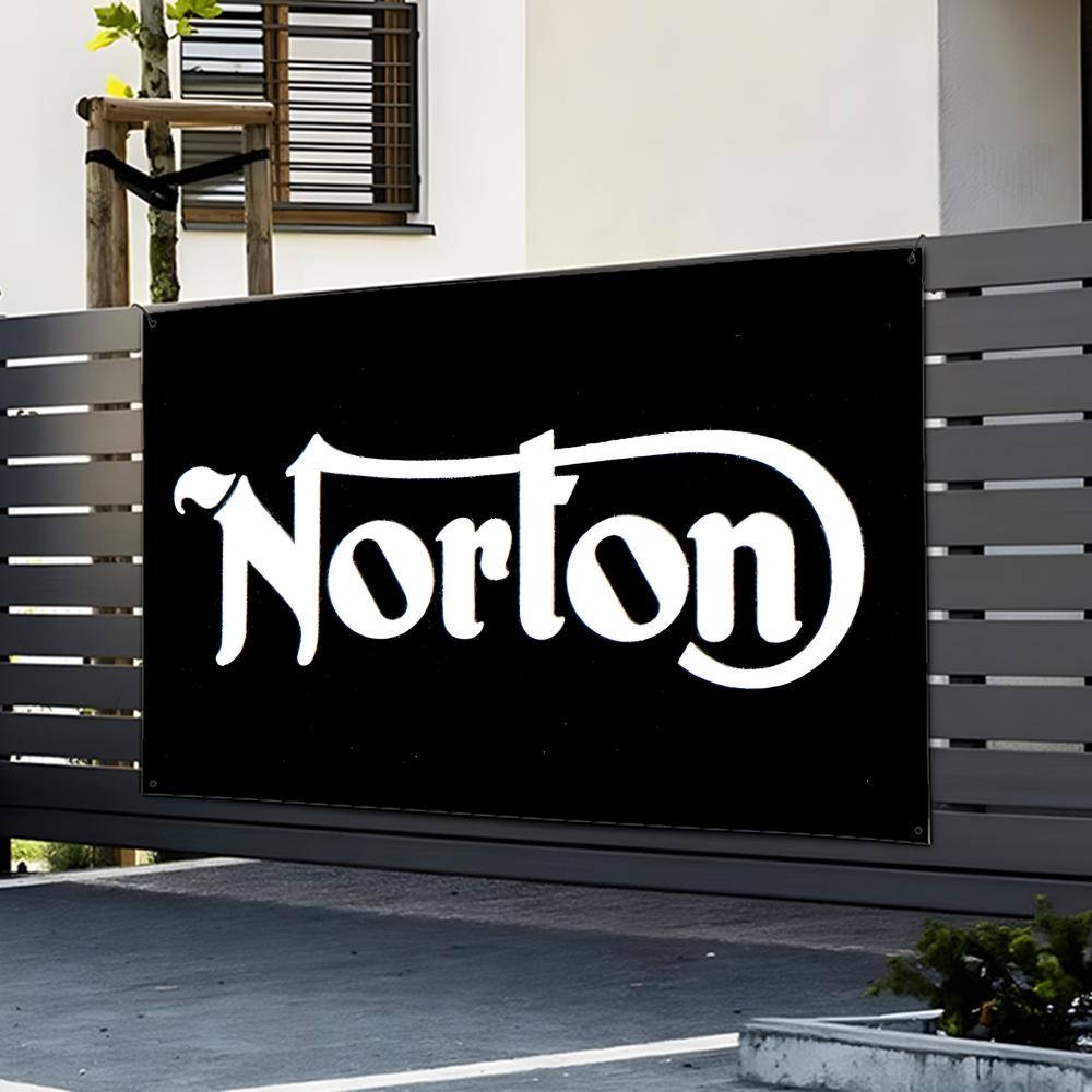 Gardening Tools Logo - أعلام بشعار N-Nortons Tool MOTO مخصصة
