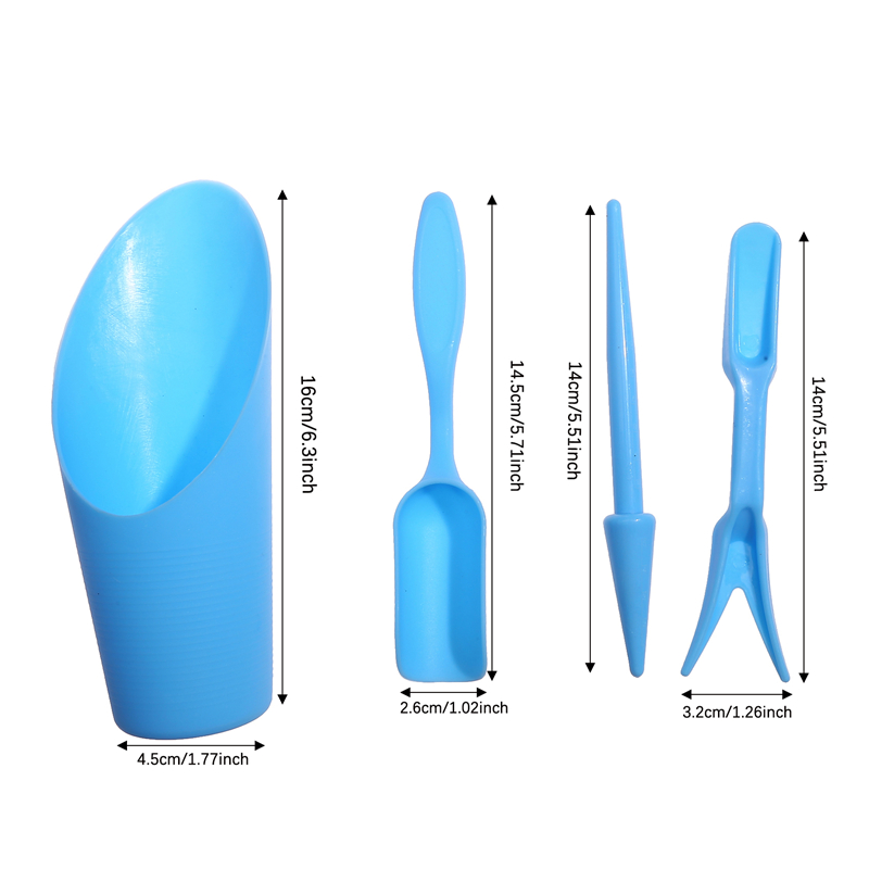 مجموعة من 4 قطع: مجرفة بلاستيك - مراجعة Gardening Tools Shovel وسعره