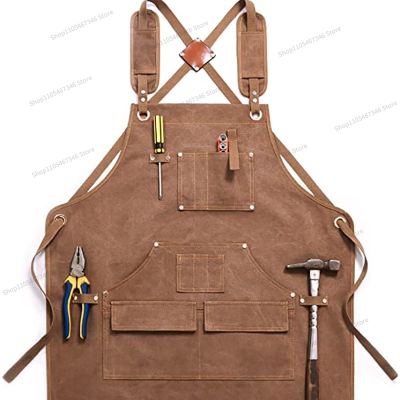 مريلة قماشية سميكة بشعار مخصص  - مراجعة Gardening Tools Logo وسعره