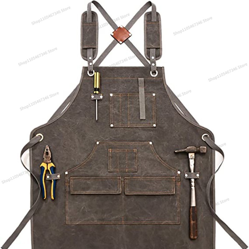 مريلة قماشية سميكة بشعار مخصص  - مراجعة Gardening Tools Logo وسعره
