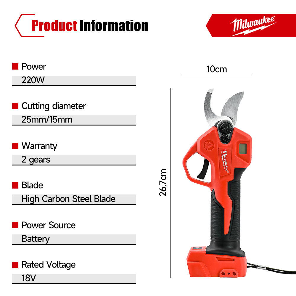 مقص تقليم كهربائي بدون فرشاة م - مراجعة Essential Gardening Tools وسعره