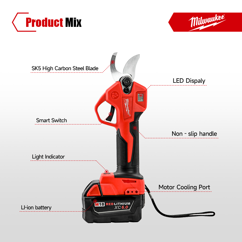 مقص تقليم كهربائي بدون فرشاة م - مراجعة Essential Gardening Tools وسعره