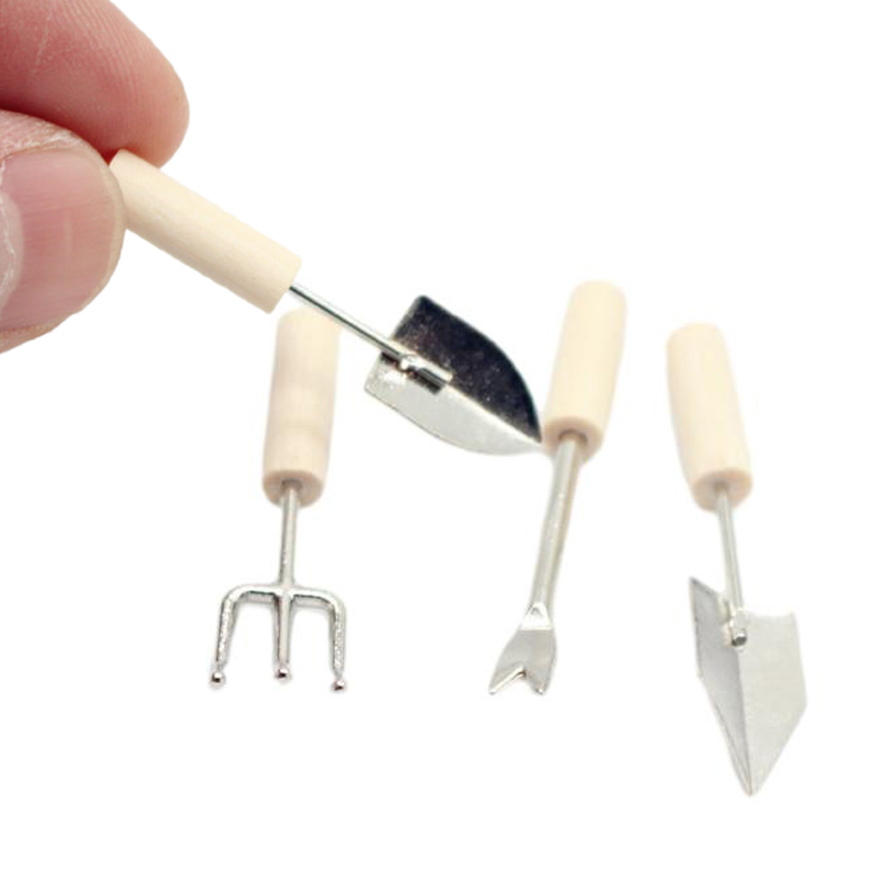 أداة حديقة مصغرة لبيت الدمية ، - مراجعة Gardening Tools Shovel وسعره