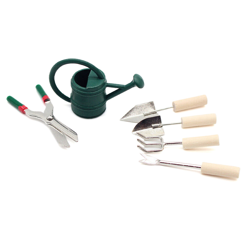 1/12 دمية محاكاة مسقاة المجرف  - مراجعة Gardening Tools وسعره