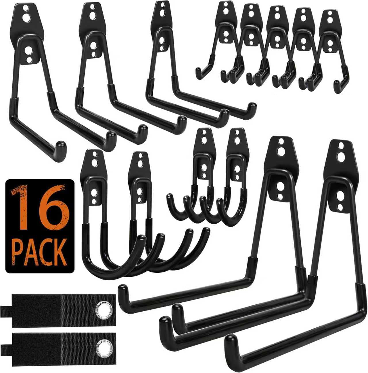 16 قطعة من خطافات الجدار المعد - مراجعة Gardening Tools Screwfix وسعره