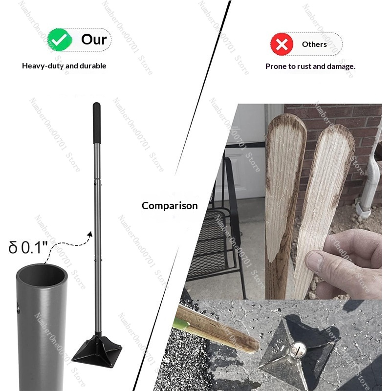 أداة دك التربة الفولاذية القاب - مراجعة Gardening Tools And Uses وسعره