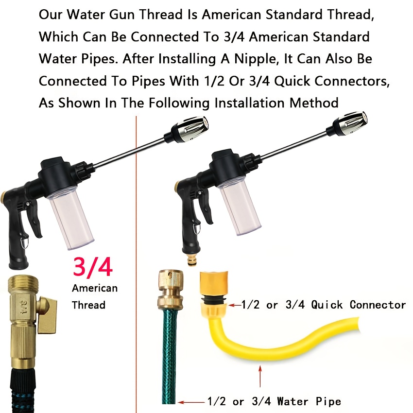 حديقة سقي بندقية خرطوم فوهة ار - مراجعة Gardening Tools Water وسعره