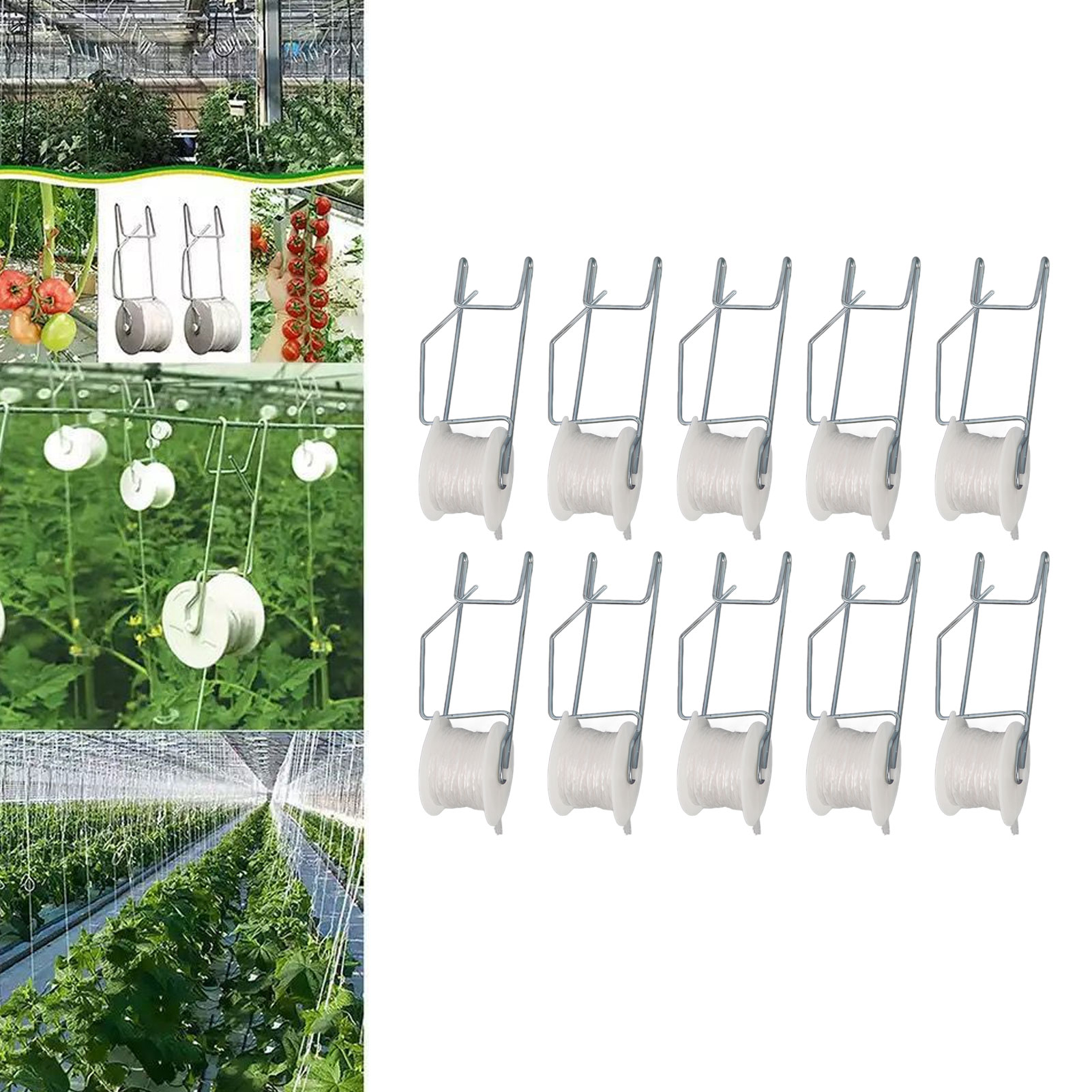 6-50 قطعة خطافات دعم الطماطم م - مراجعة Essential Gardening Tools وسعره